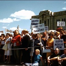 July 11, 1962 Rally in support of physicians (Saskatchewan Archives Board)